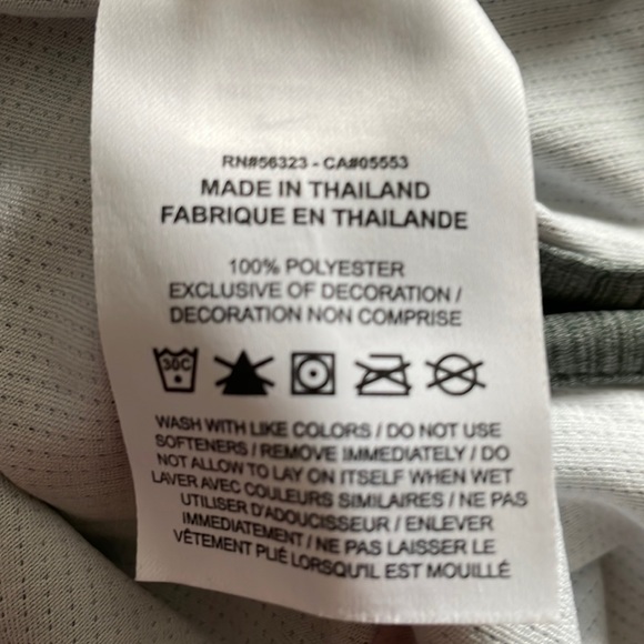 Nike girls heather grey 1/4 zip running dri-fit jacket size L - Picture 8 of 12